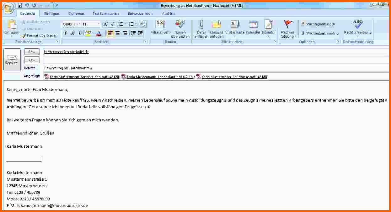 Schockieren 17 E Mail Schreiben Für Bewerbung