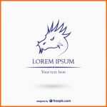 Schockieren Drachen Logo Vorlage Vektor