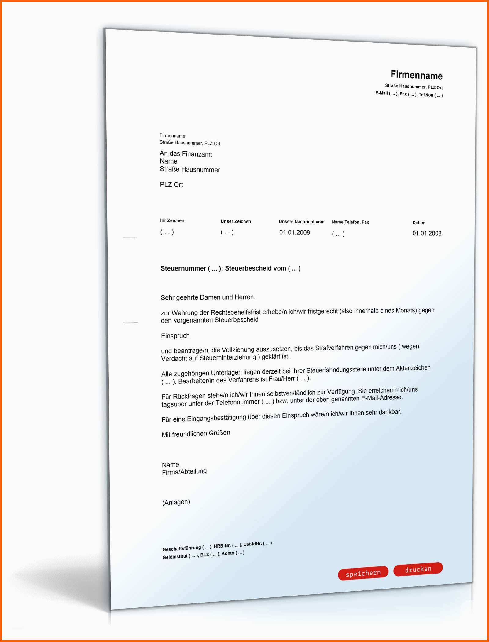 Schockieren Einspruch Gegen Steuerbescheid Steuerstrafverfahren