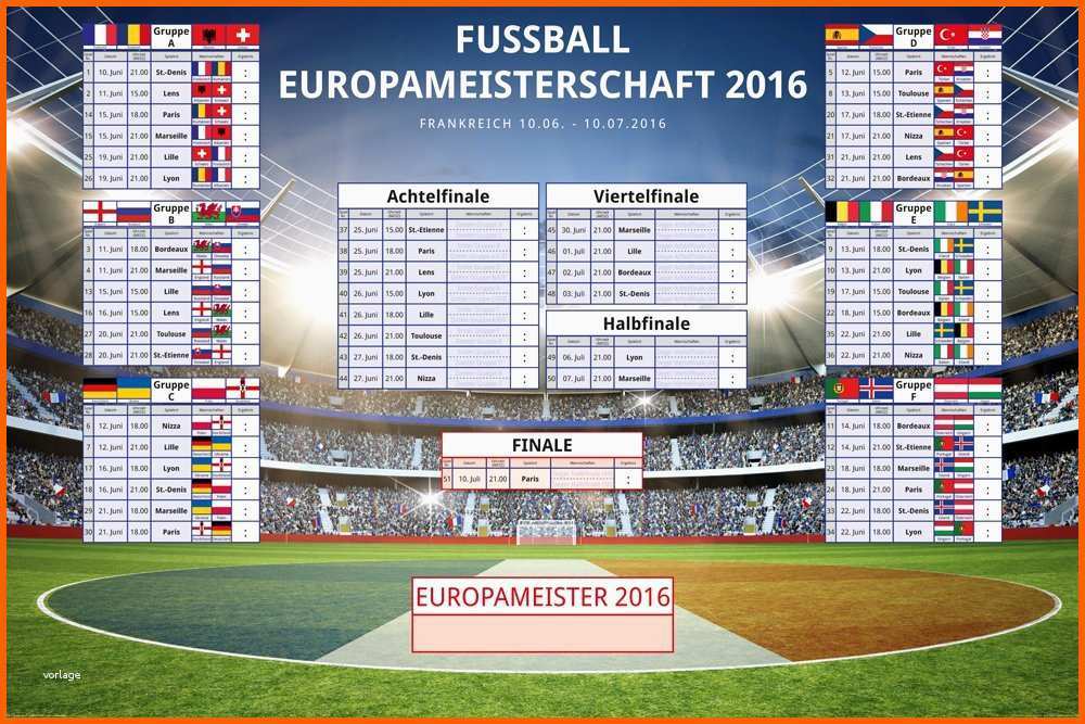 Schockieren Em 2016 Spielplan