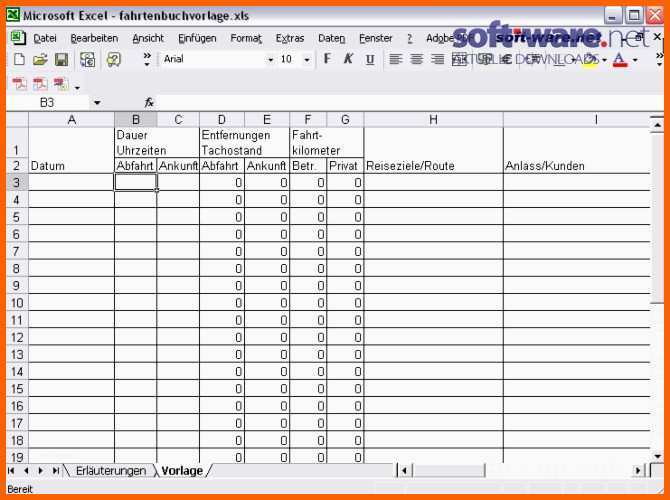 Schockieren Fahrtenbuch Excel Vorlage Machen 12 Fahrtenbuch Vorlage