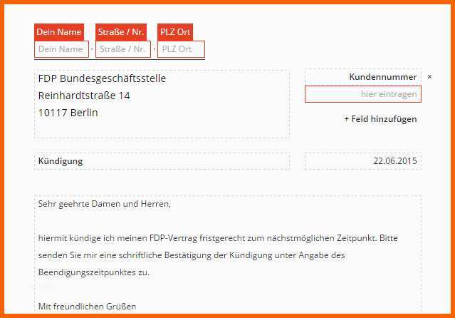 Schockieren Fdp Mitgliedschaft Kündigen Vorlage Download Chip