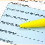 Schockieren Generalvollmacht Muster