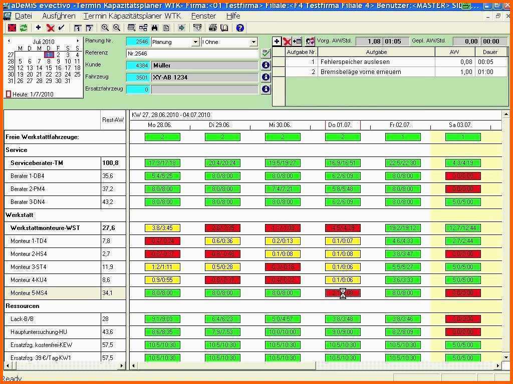 Schockieren Kapazitätsplanung Mitarbeiter Excel Vorlage Großartig