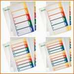 Schockieren Leitz Kunststoff Register 1 5 1291 1 6 1292 1 10 1293 1 12