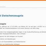 Schockieren Muster Zwischenzeugnis