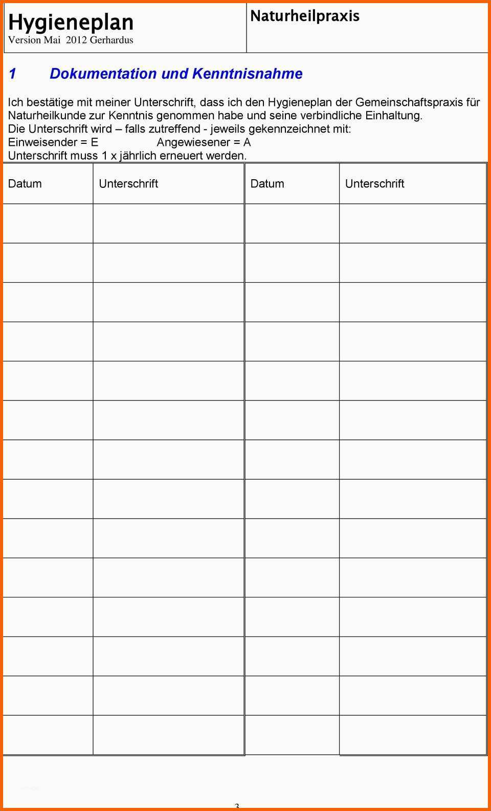 Schockieren Naturheilpraxis Hygieneplan Hygieneplan Anna Peter