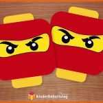 Schockieren Ninjago Einladungskarten Zum Kindergeburtstag Oder Party