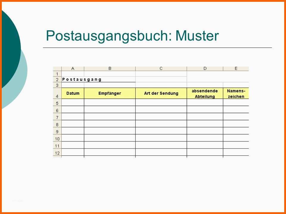 Schockieren Postausgangsbuch Vorlage Anfragen Von Kunden Bearbeiten