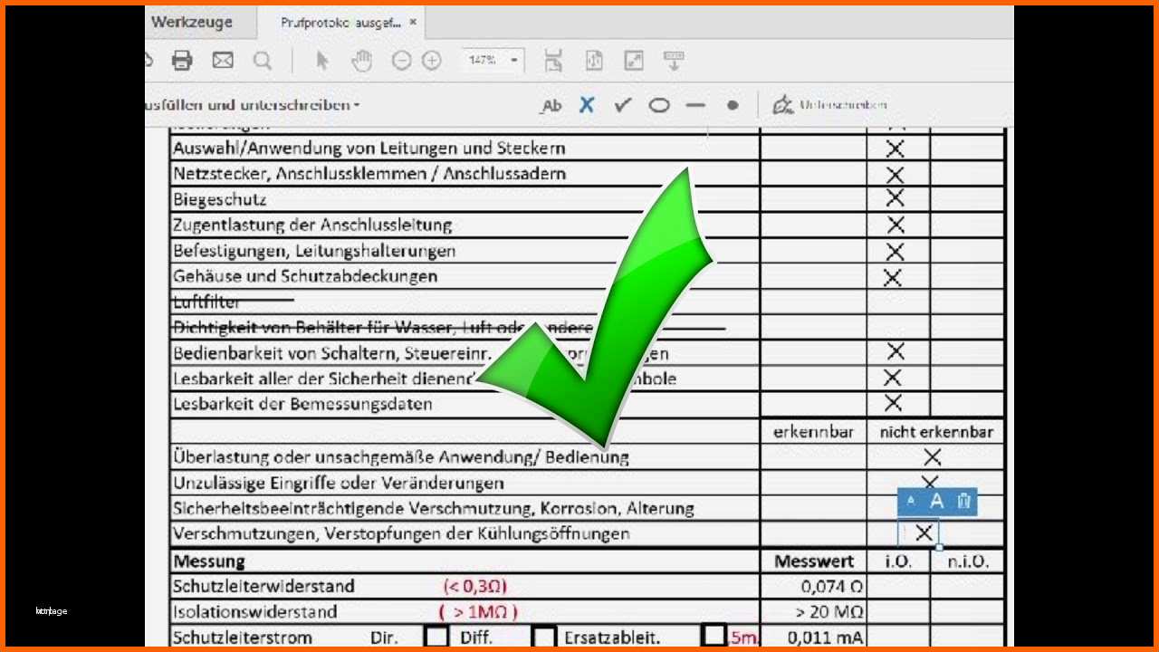 Schockieren Prüfprotokoll Elektrischer Anlagen Vorlage Schön Vorlagen