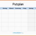 Schockieren Putzplan Wochenplan Einfache Putzplan Vorlage