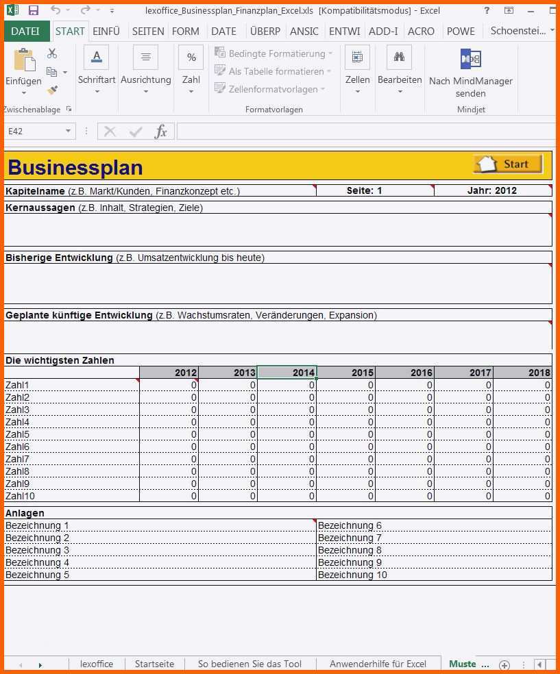 quittung vorlage pdf