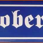 Schockieren Schilderwelten Straßenschild Oktoberfest 30 X 8 Cm