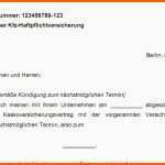 Schockieren Versicherung Kundigen Vorlage Word Papacfo