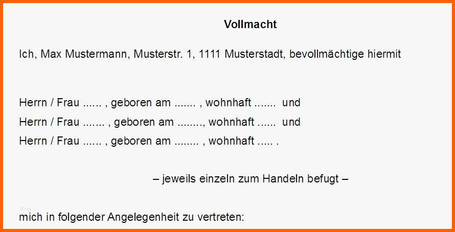 Schockieren Vollmacht Kfz Anmeldung Vorlage Beste Vertrag Vorlage
