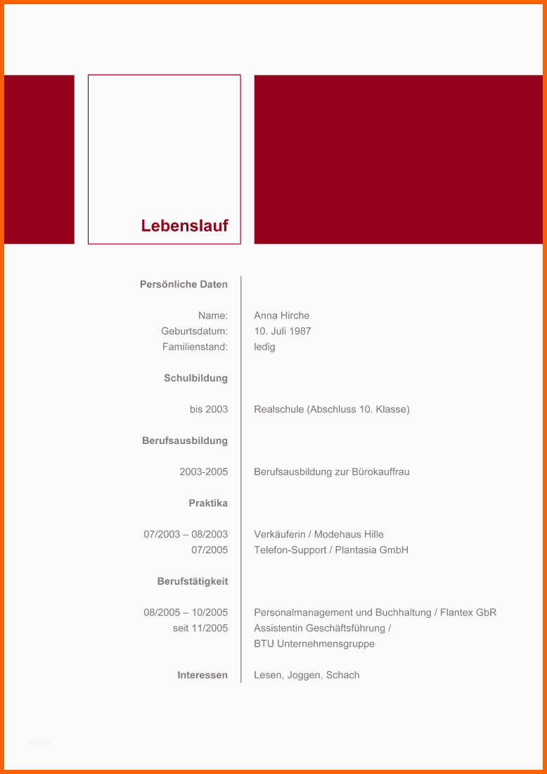 Schockieren Vorlage Word Lebenslauf – Kebut