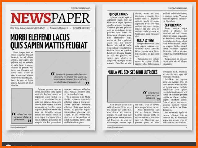 Schockieren Word Vorlage Bild Zeitung