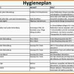Selten 12 Hygieneplan Vorlage