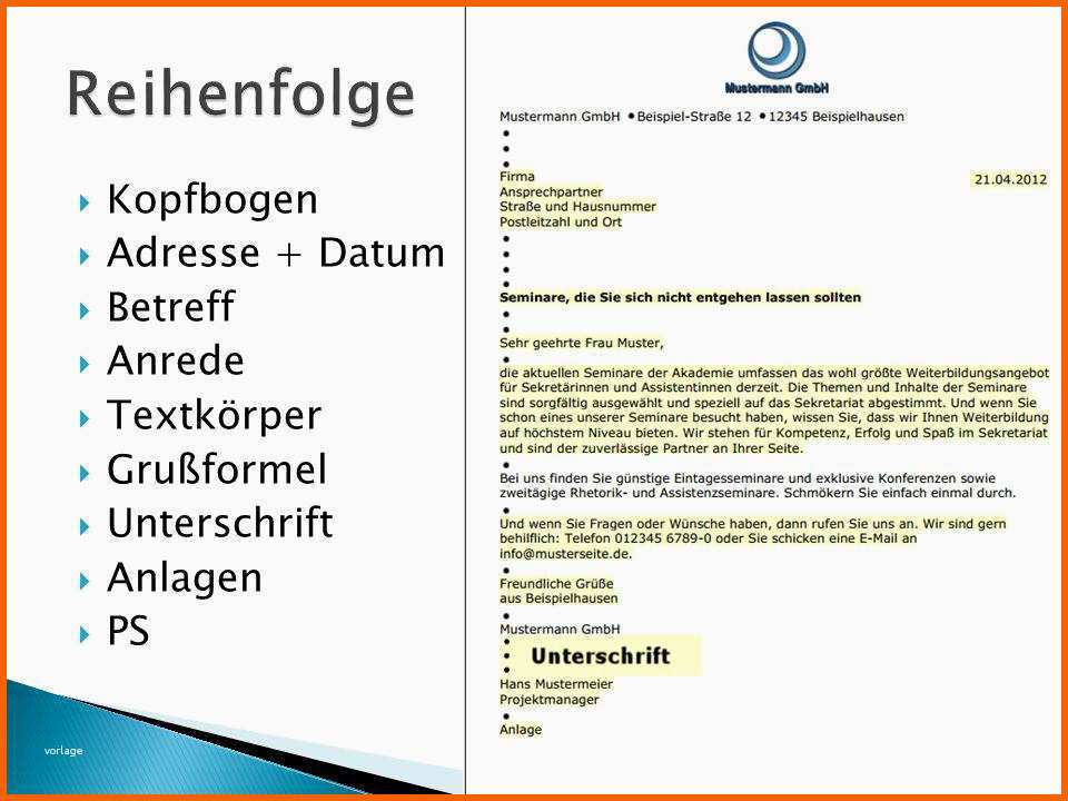 Selten 15 Briefkopf Absender Empfänger Reihenfolge