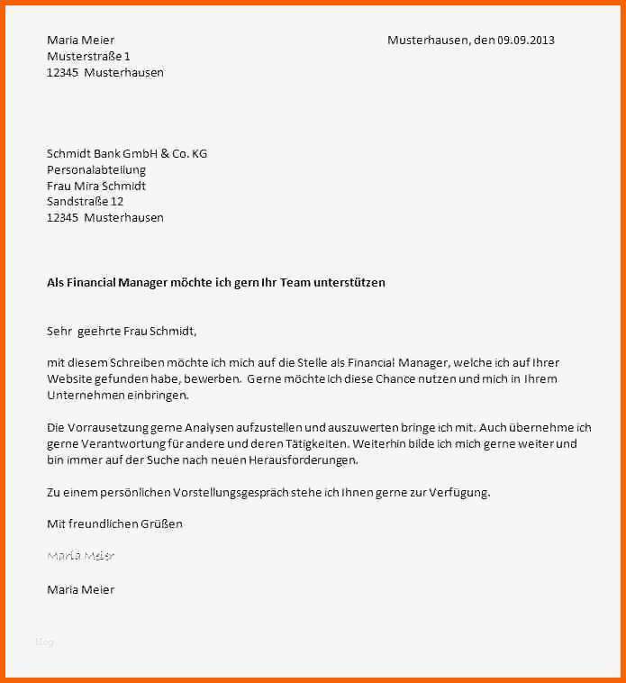 Selten 20 Wohnungsbewerbung Muster