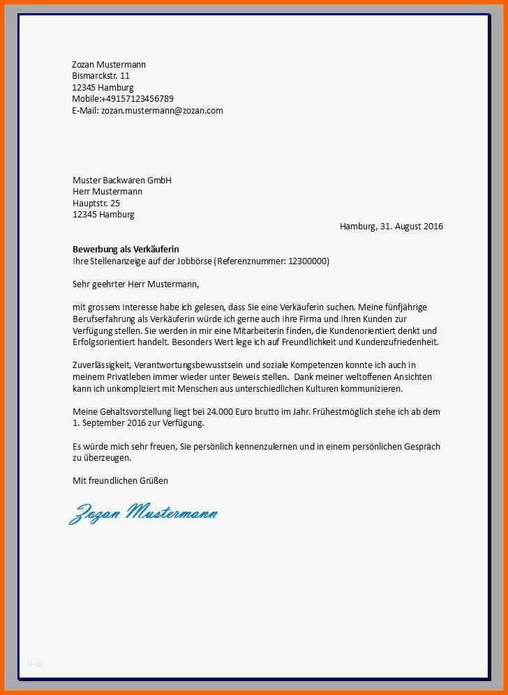 Selten Anschreiben Brief Vorlage Süß 8 Anschreiben Vorlage Word