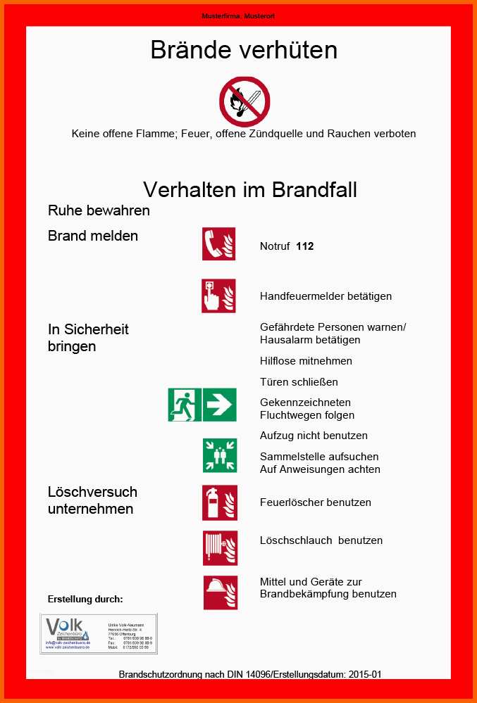 Selten Brandschutzordnungen