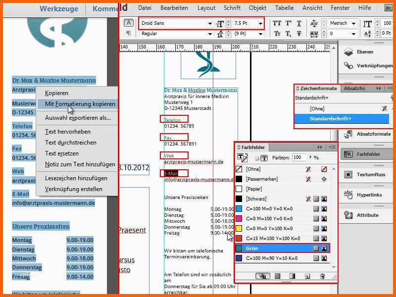 Selten Briefbogen Vorlage Indesign – Vorlagen 1001