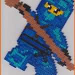 Selten Bügelperlen Ninjago Jay Vorlage Perler Beads