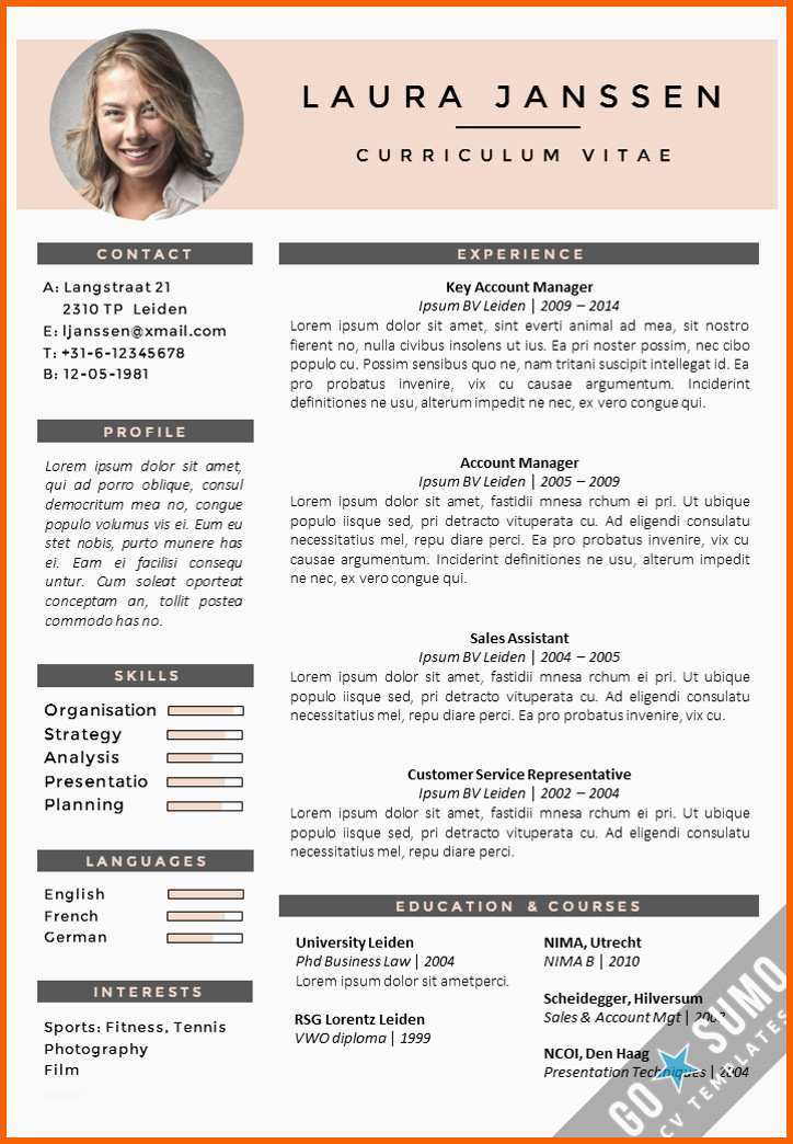 Selten Cv Template Milan Go Sumo Cv Template