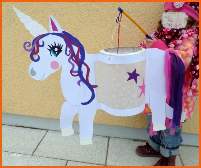 Selten Einhorn Laterne Vorlage Wunderbar Laterne Selber Basteln