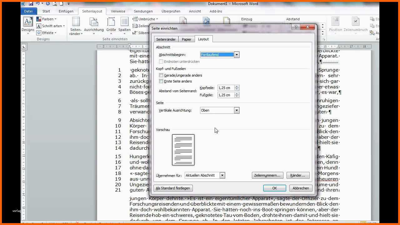 Selten Fice Tipps Zeilennummern In Word