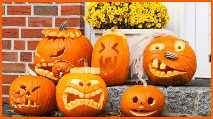 Selten Halloween Kürbis Das Symbol Des Gruseligen Tages