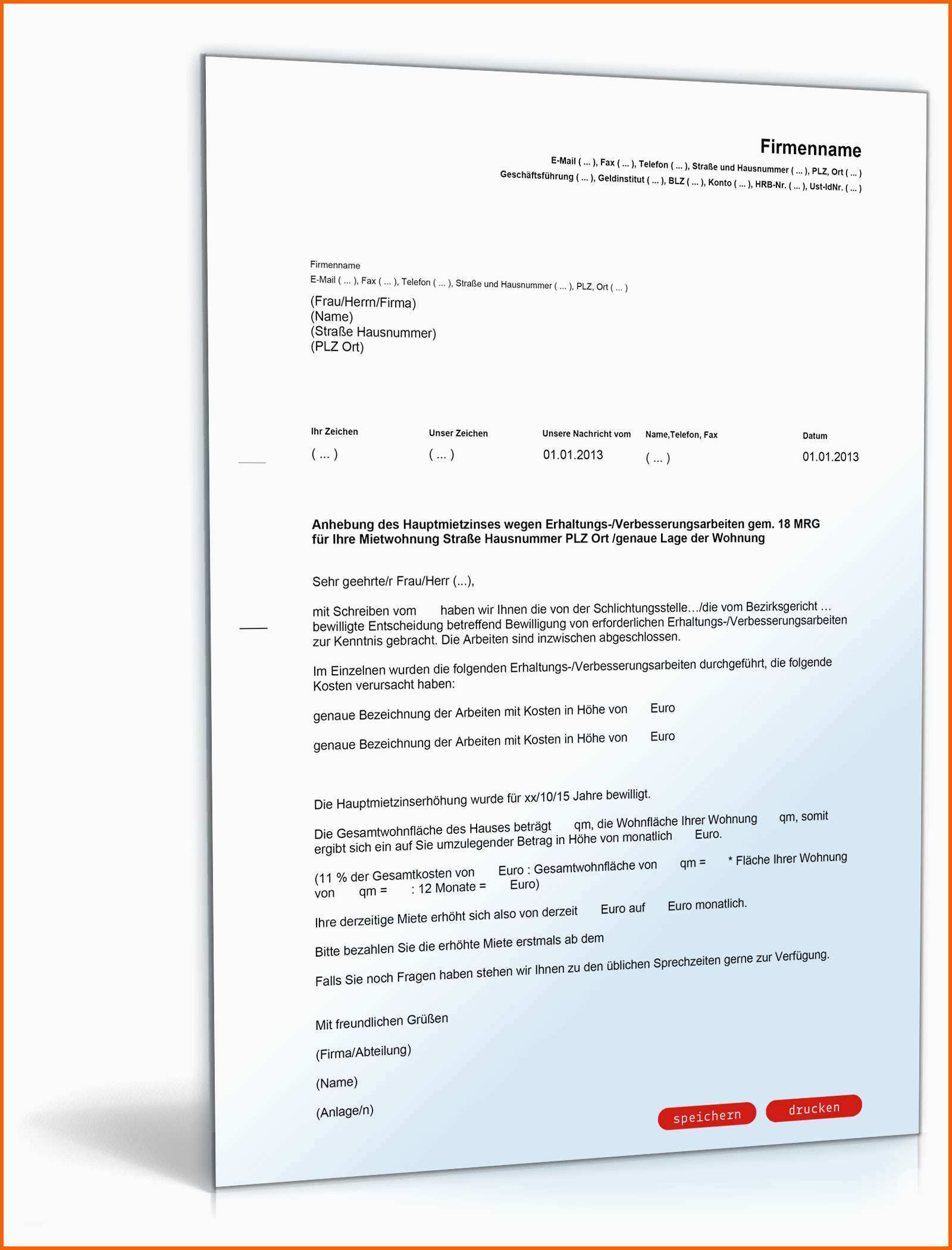Selten Mieterhöhung Wegen Wegen Erhaltungs