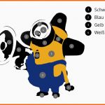 Selten Minions Mit Schablonen Malen Mit Malerrolle &amp; Bunter Farbe