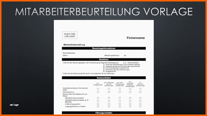 Selten Mitarbeiterbeurteilung Vorlage Mitarbeitergespräch