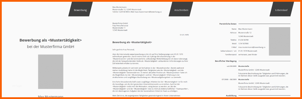 Selten Professionelle Bewerbung Vorlage Papacfo