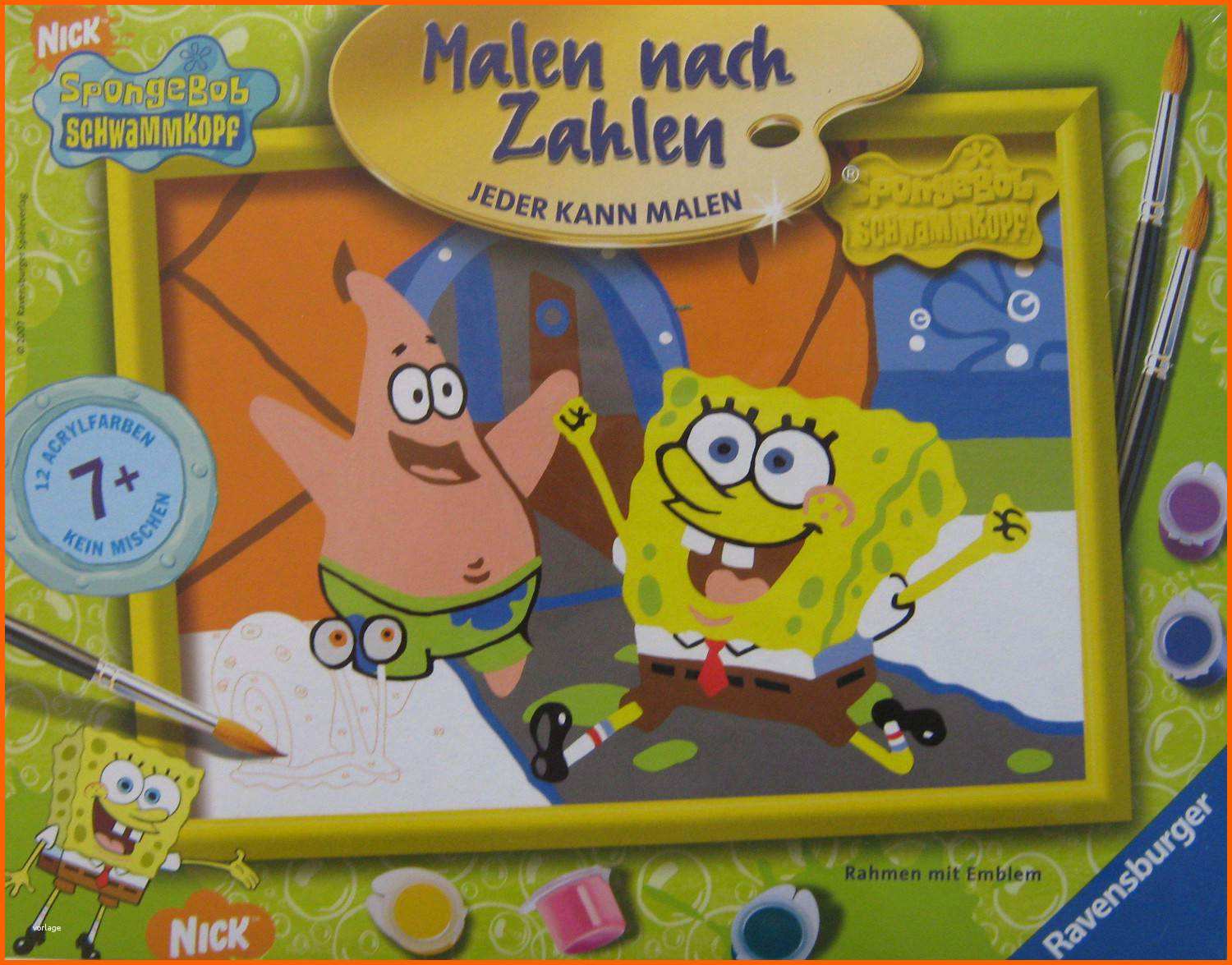Selten Ravensburger Malen Nach Zahlen Spongebob