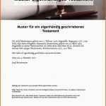 Selten Vorlage Testament Handschriftlich Muster Antike 15