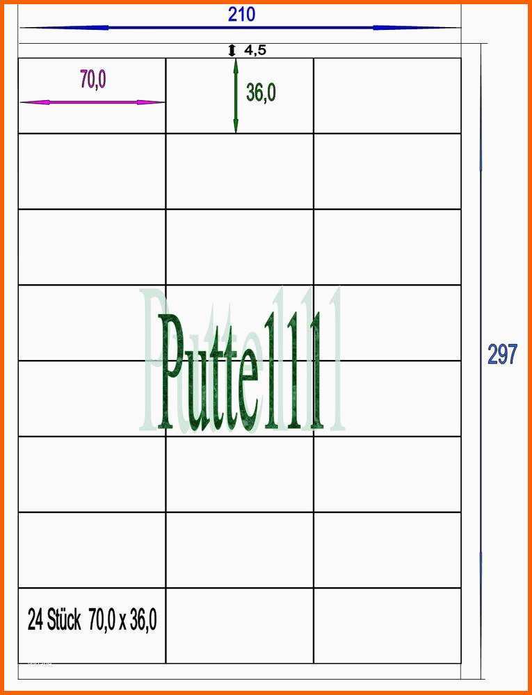 Sensationell 96 Klebe Etiketten Aufkleber 70 0 Mm X 36 0 Mm 4 Bogen