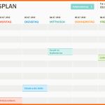 Sensationell Arbeitsplan Vorlage Excel – Gehen