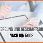 Sensationell Bewerbung Nach Din 5008 normen Regeln Anleitung