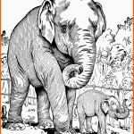 Sensationell Brandmalerei Vorlage Elefante Im Zoo