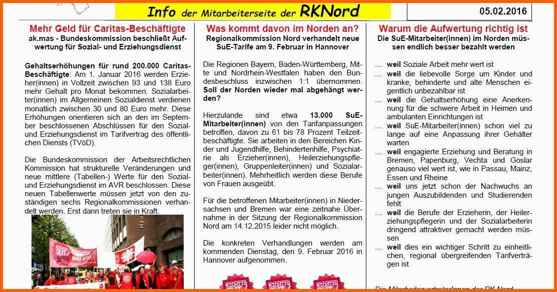 Sensationell Caritas Verdi Rk nord Heute Nimmt Rk nord Den