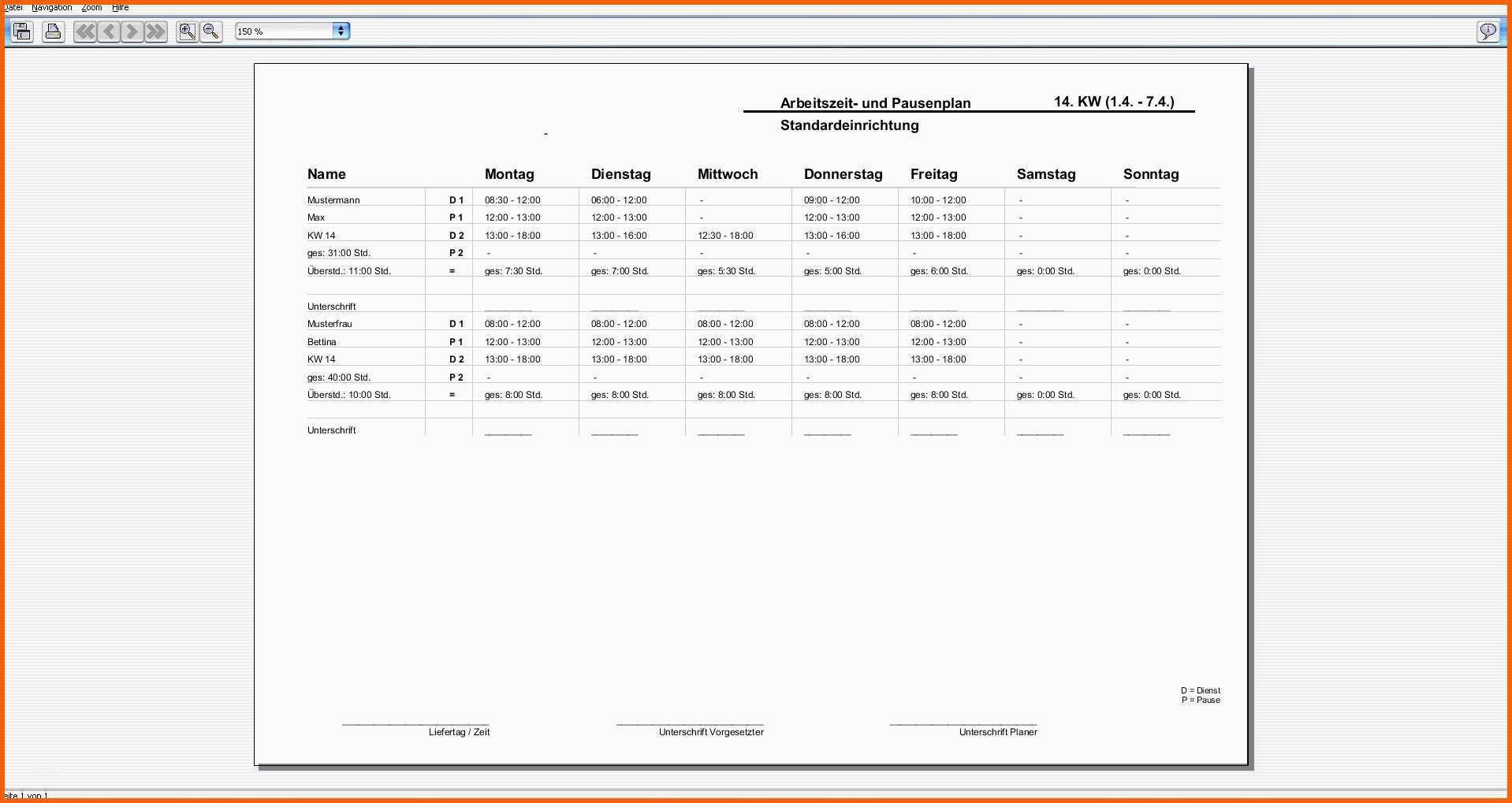 Sensationell Dienstplanscout Gastronomie software Personalplanung