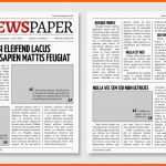 Sensationell Diseño De Plantilla De Periódico