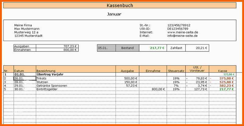 Sensationell Download Kassenbuch Kostenlos Bei nowload