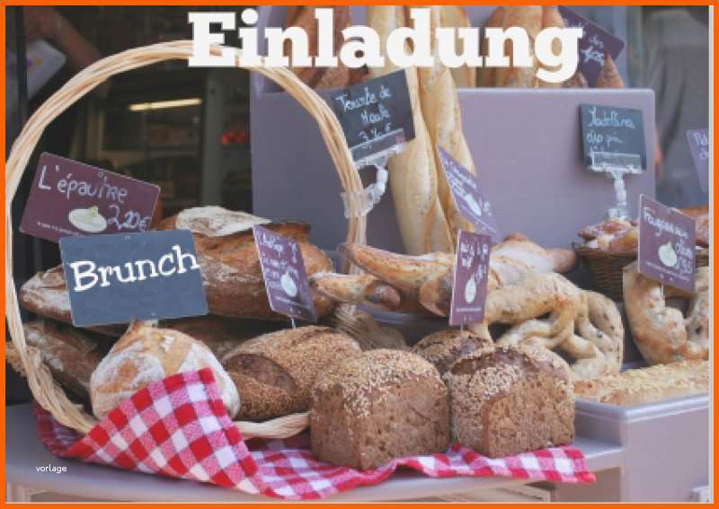 Sensationell Einladung Brunch Vorlage – Travelslow
