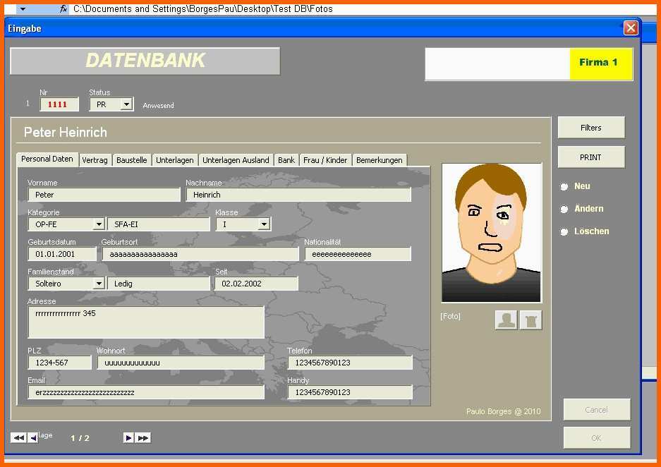 Sensationell Excel Datenbank Eingabemaske – Xcelz Download