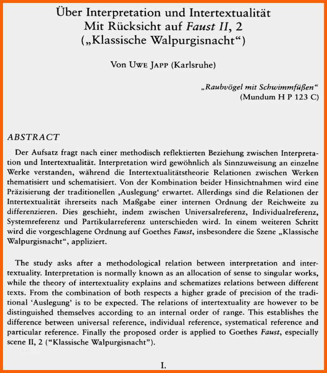 Sensationell Expose Facharbeit Vorlage Schönste Abstract Schreiben