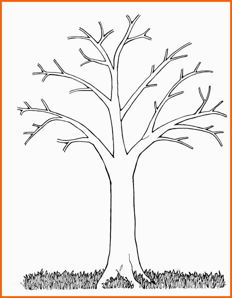 Sensationell Fingerabdruck Baum Vorlage & andere Motive Kostenlos Zum